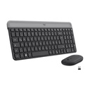 Combo Teclado + Mouse LOGITECH en combo Wireless MK470 (LAT/MX ESP) Negro