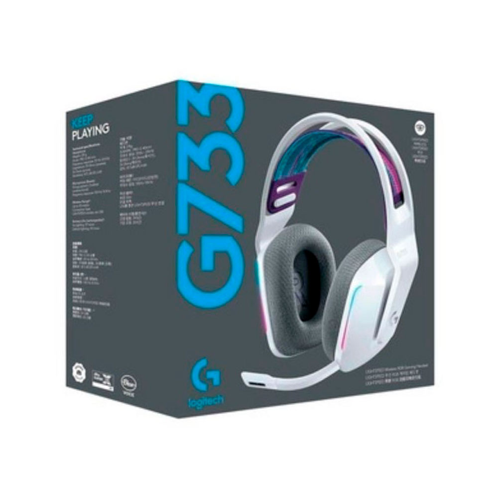 Diadema LOGITECH G733 Wireles Headset - Blanco