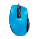 Mouse  Alambrico Genius Ergonomico DX-150X USB Azul