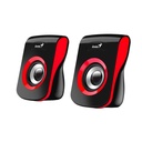 Parlante Genius SP-Q180 USB - Rojo