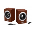 Parlantes estéreo Genius SP-HF280 USB de Madera