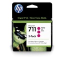 Cartucho Original De Tinta HP 711 Magenta 3 Pack 29 ml  