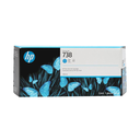 Cartucho Original De Tinta HP 738 Cian 300 ml  