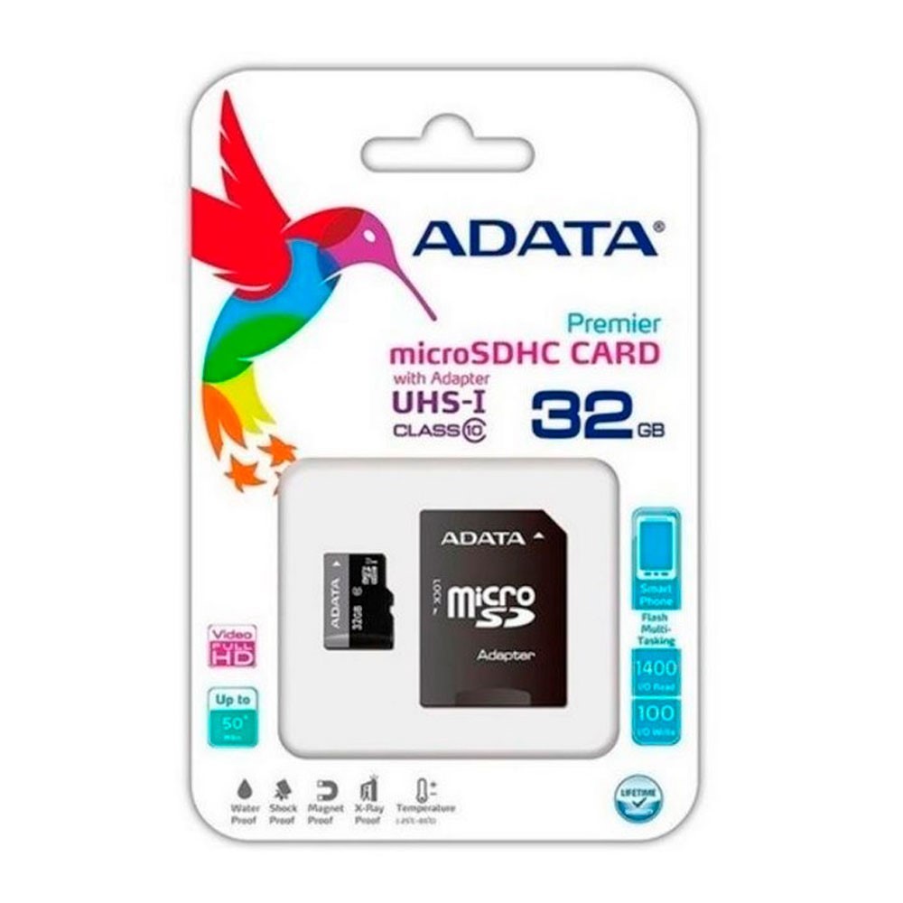 Memoria Micro SD Adata Con Adaptador SD Class 10UHS 32GB