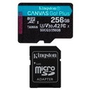 Memoria Micro SD Kingston Canvas GO Plus 256Gb U3 V30 Con Adaptador