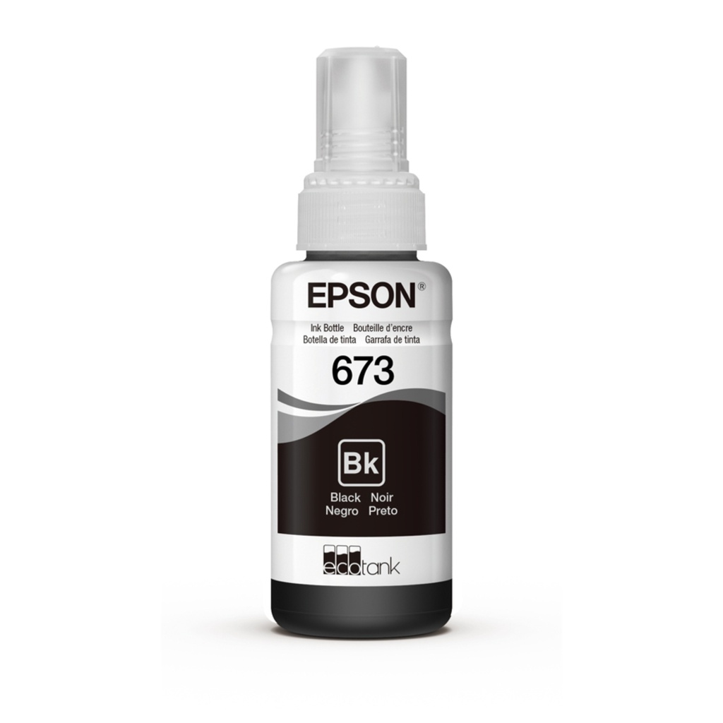 Botella de Tinta EPSON T673120 AL L800/805 -  Negro