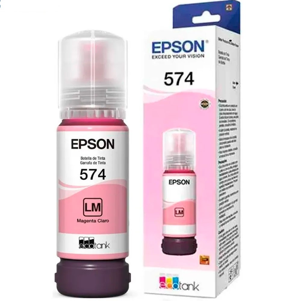 Botella de Tinta Epson 574 Light Magenta Original C13T09A62A 70ml