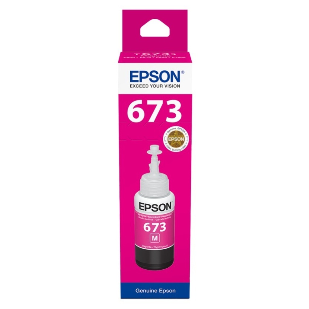 Botella de Tinta EPSON T673320 AL L800/805 - Magenta