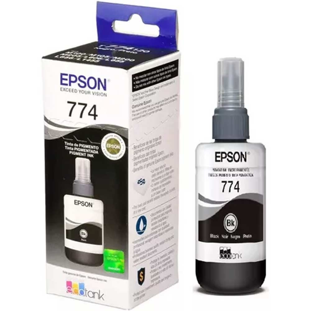 Botella de Tinta EPSON T774120 AL M200 - Negro Pigmentada
