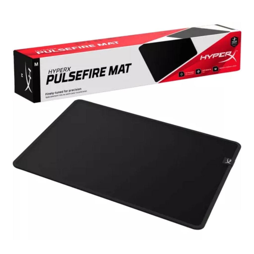 Mouse Pad HyperX Negro Pulsefire Mat Cloth M Superficie de Precisión