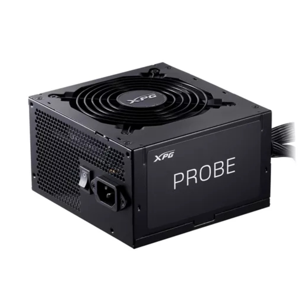 XPG PROBE, Negro, 80+, Bronce, No Modular, 600W, ATX24x1, EPS 8x2, PCIE 6+2x2, SATAx7, 3 Años Garantía