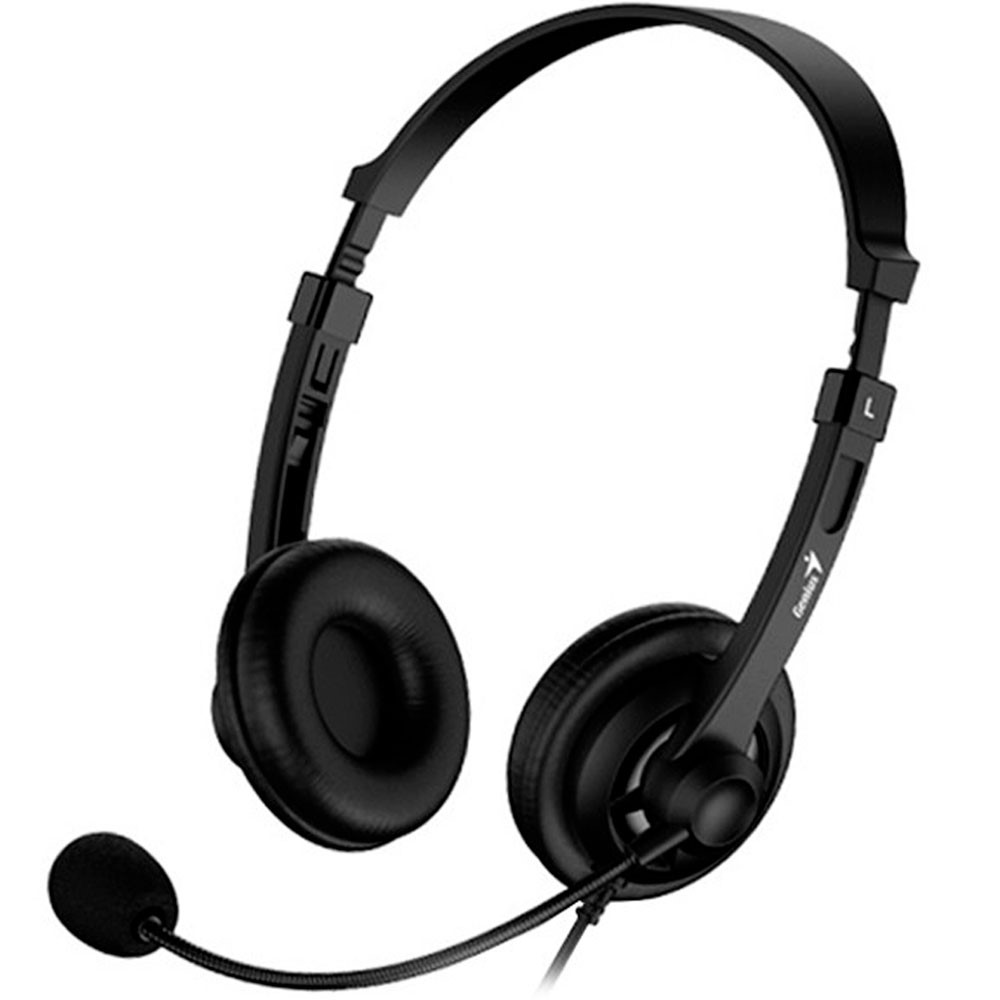 Auriculares Genius Alámbrico USB HS-230U Negro