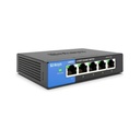Switch Linksys Negro LGS105 para Red Empresarial con 5 Puertos