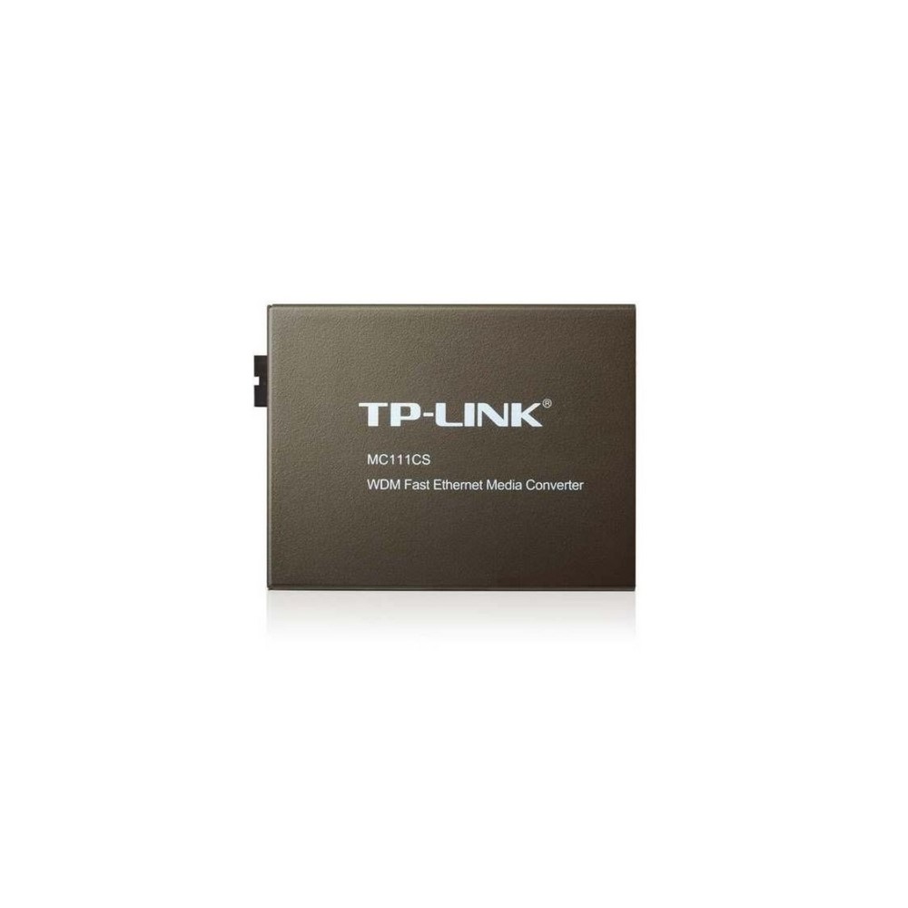 Convertidor Tplink Mc111cs Multimedia Wdm De 10 100Mbps