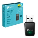 Mini Adaptador USB TPLINK Inalámbrico Doble Banda AC1300 - Negro