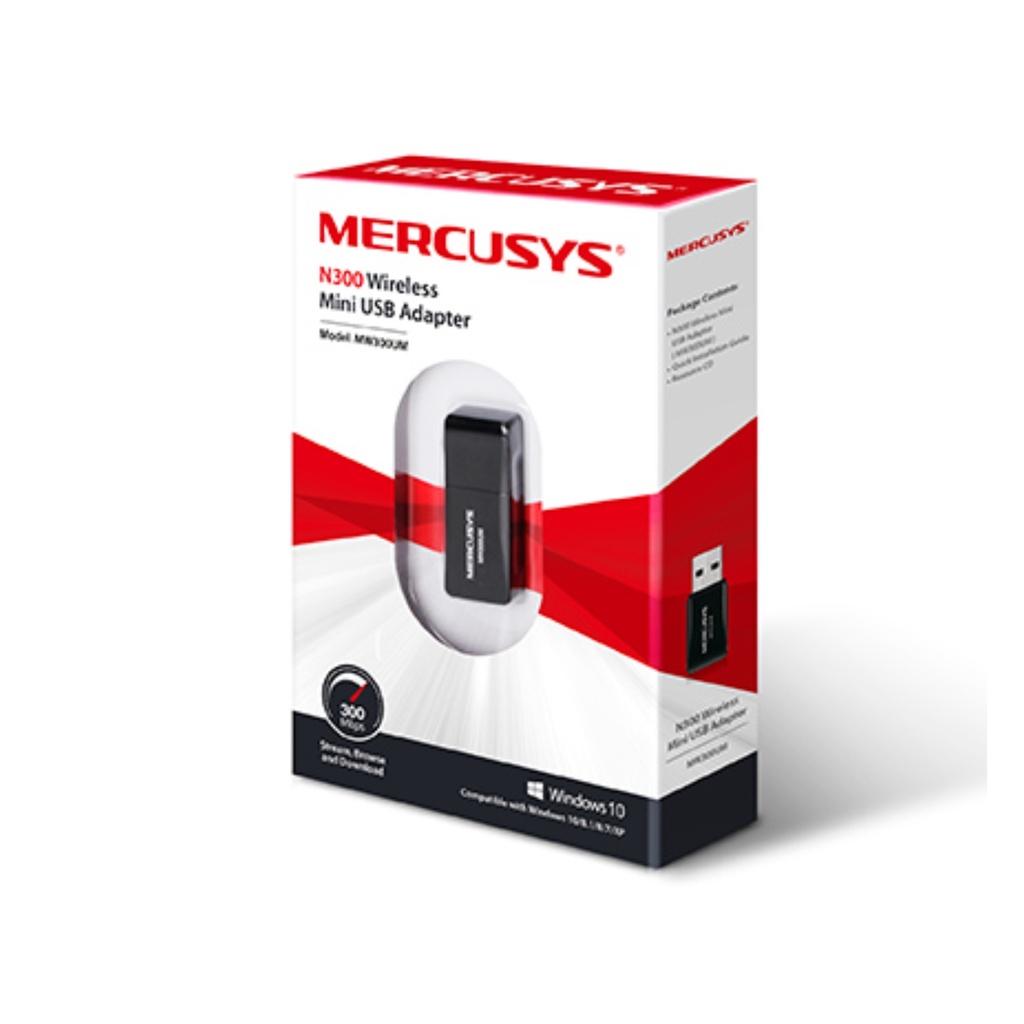 Mini Adaptador USB Inalámbrico N300 