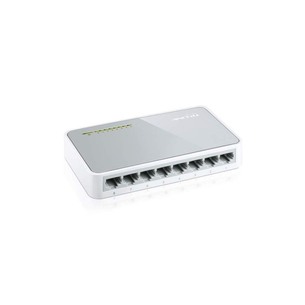 Switch de Escritorio TPLINK de 8 Puertos de 10/100 Mbps - Blanco