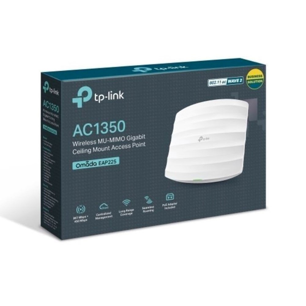 Punto de Acceso Gigabit TP-LINK Inalámbrico MU MIMO AC1350 de Montaje en Techo - Blanco