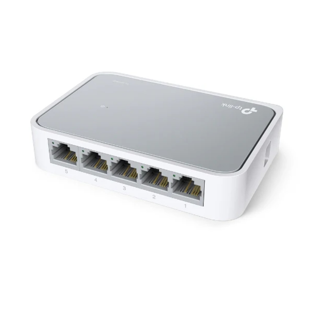 Switch de Sobremesa TPLINK con 5 Puertos a 10/100 Mbps COLOR Blanco