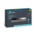 Switch TP-LINK PoE de 8 Puertos Gigabit - Negro