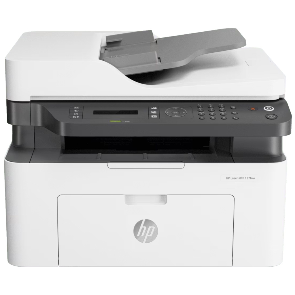 Impresora Multifuncional HP Láser 137fnw Monocromo Wifi Blanca