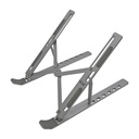 Base Portable De Aluminio XUE 6-Posiciones Hasta15.6" - Plateado 