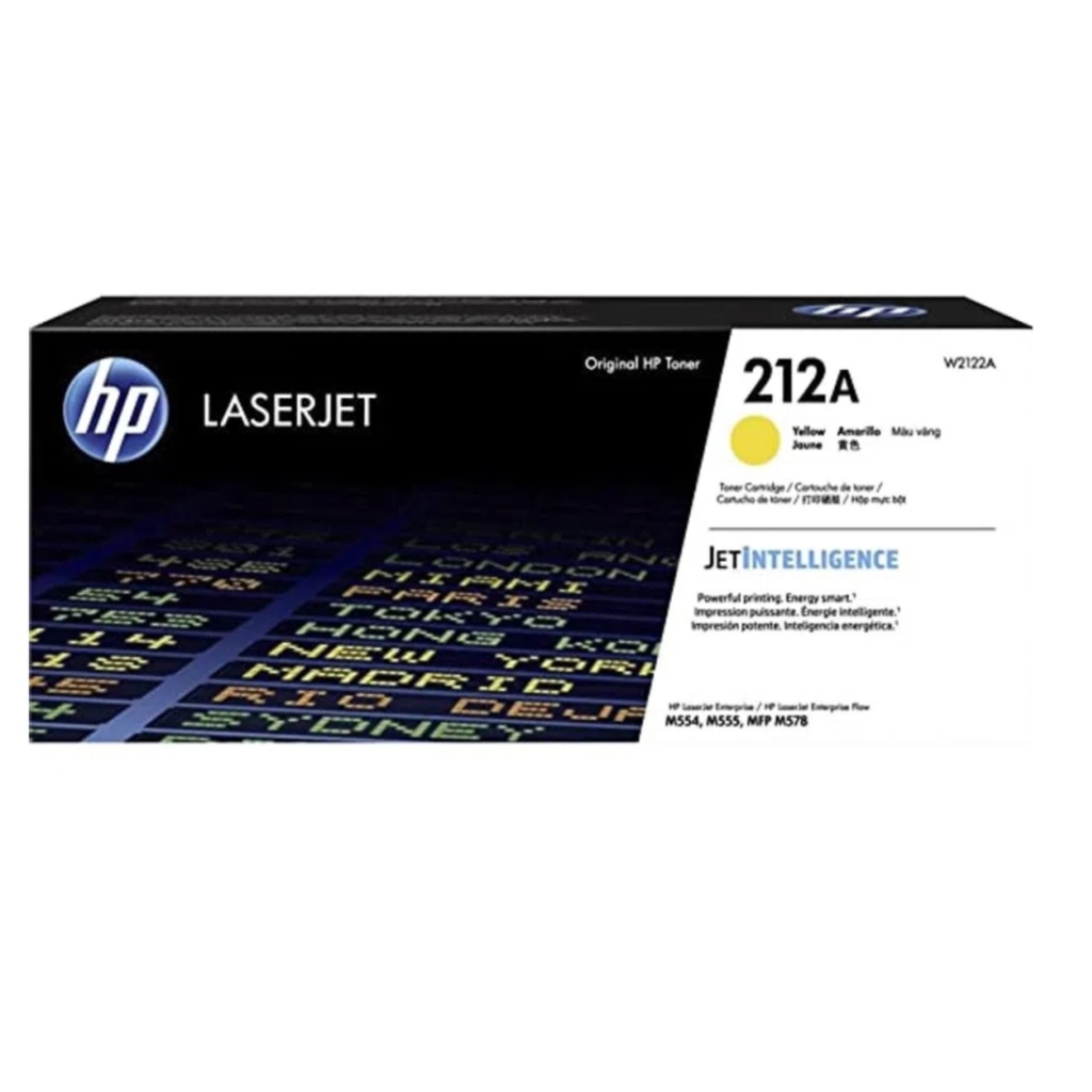 Cartucho Original De Tóner HP 212A Amarillo 