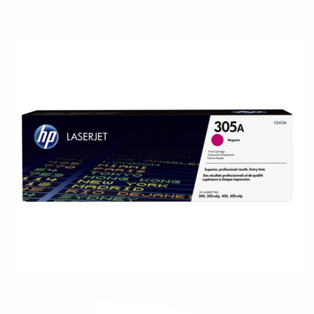 Cartucho Original De Tóner Hp 305a Magenta, 2.600 Páginas