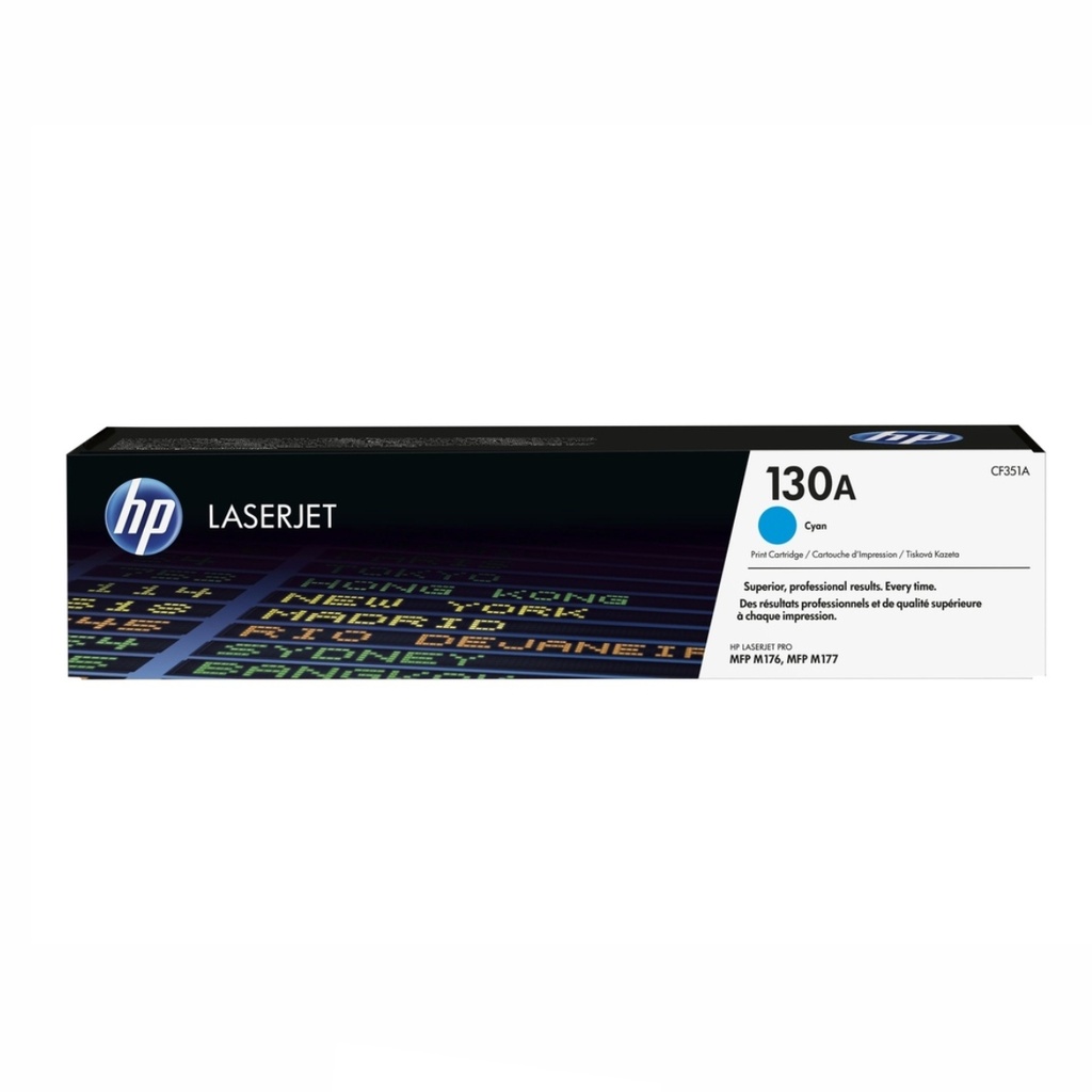 Cartucho Original de Tóner HP 130a Cian, 1.000 Páginas