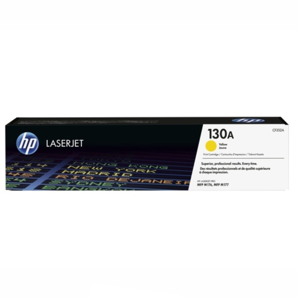 Cartucho Original de Tóner HP 130a Amarillo, 1.000 Páginas