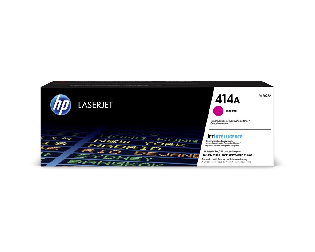 Cartucho Original De Tóner Hp 414a Magenta, 2.100 Páginas