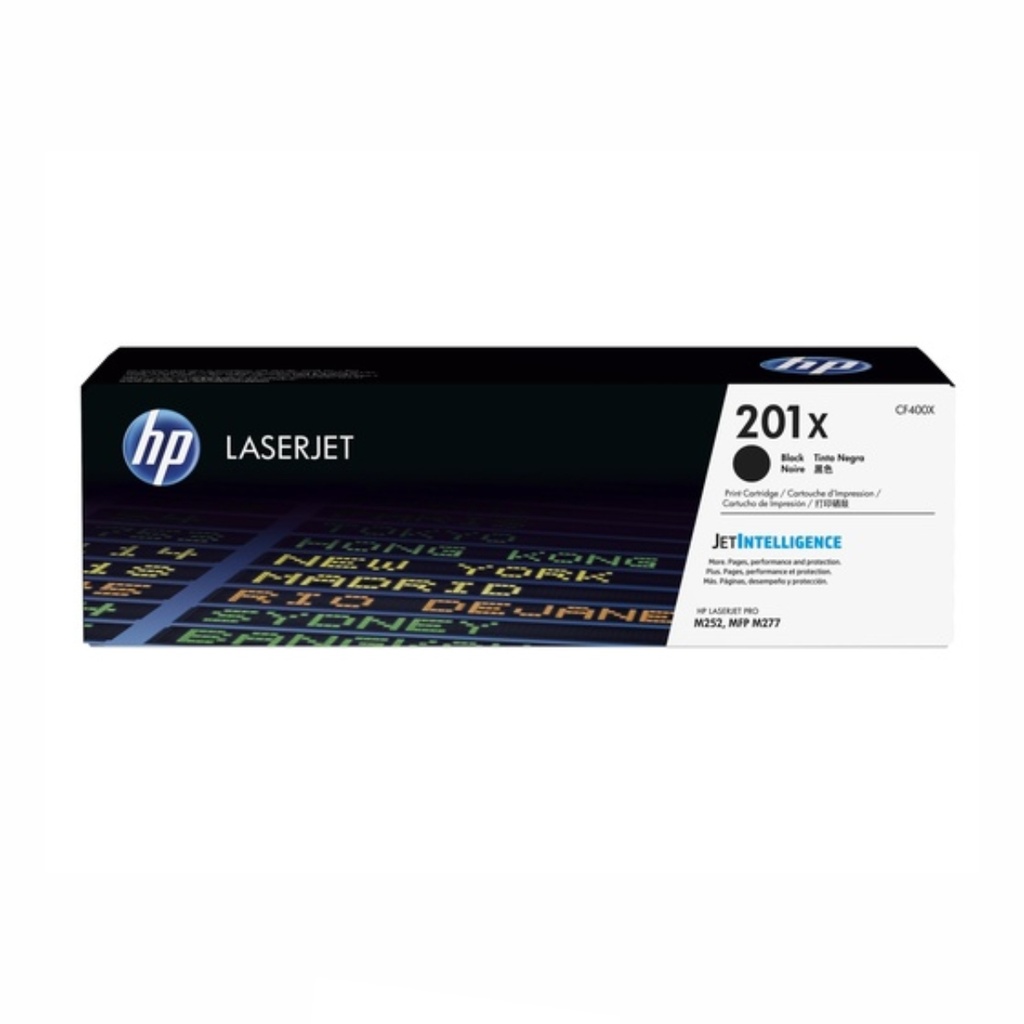 Cartucho Original de Tóner HP 201x Alto Rendimiento Negro, 2.800 Páginas