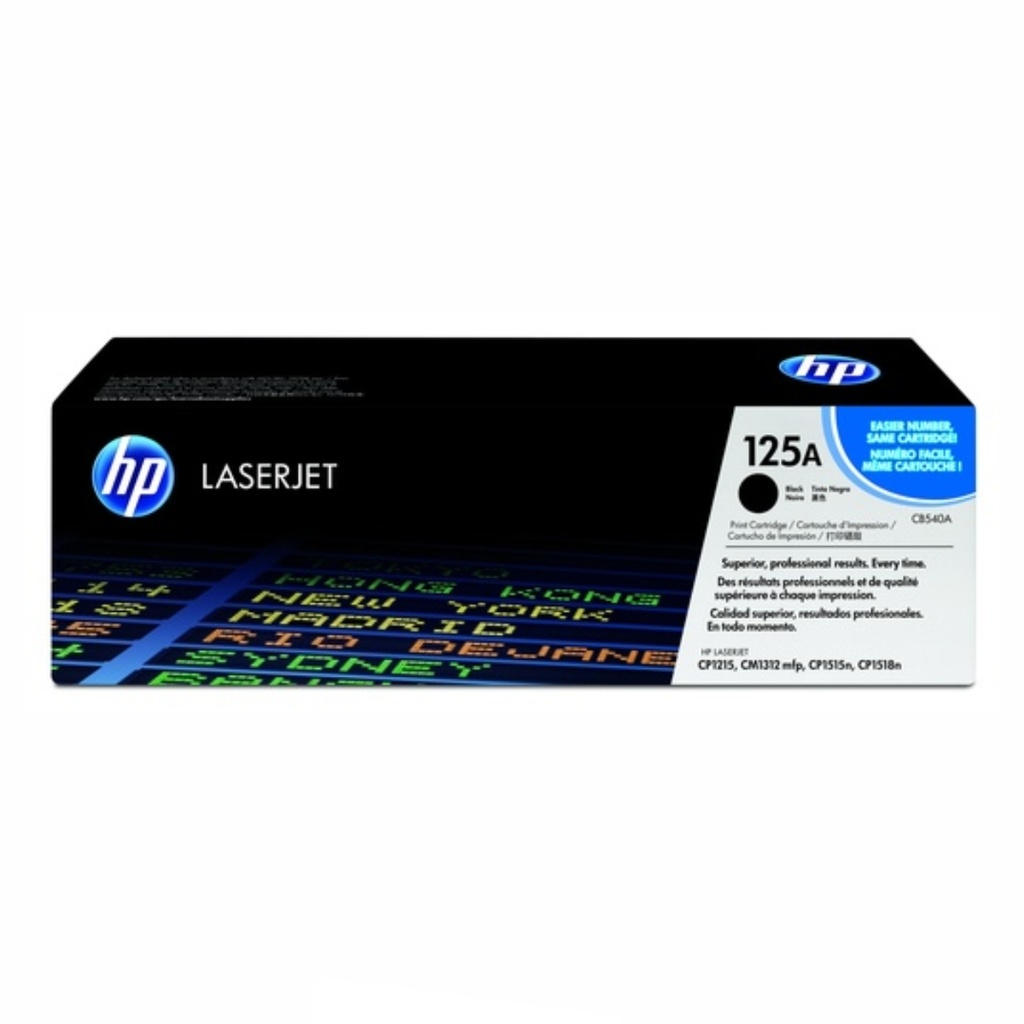 Cartucho Original De Tóner Hp 125A Negro, 2.200 Páginas