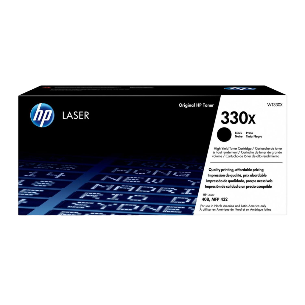 Cartucho Original de Tóner Hp 330X Alto Rendimiento Negro, 15.000 Páginas