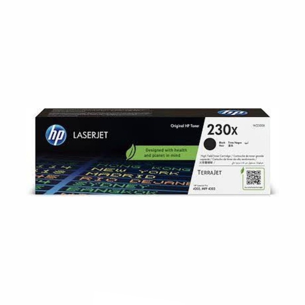 Cartucho Original De Tóner Hp 230X Alto Rendimiento negro, 7.500 Páginas