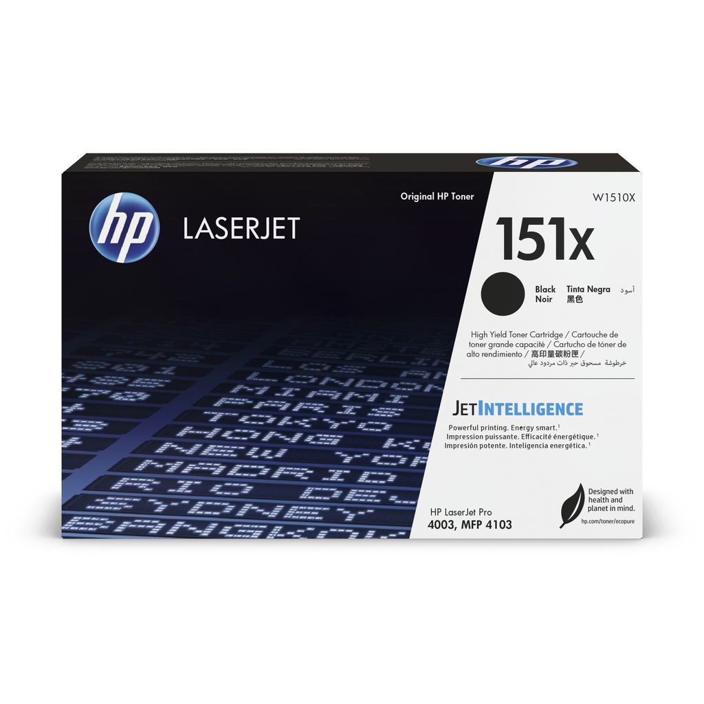 Cartucho Original De Tóner HP 151X Alto Rendimiento Negro, 9.700 Páginas