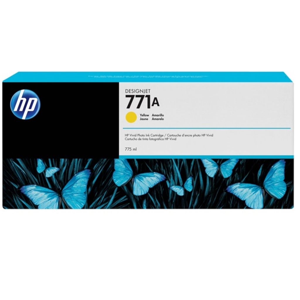 Cartucho Original De Tinta HP 771A Amarillo 1.600 págs 775 ml  