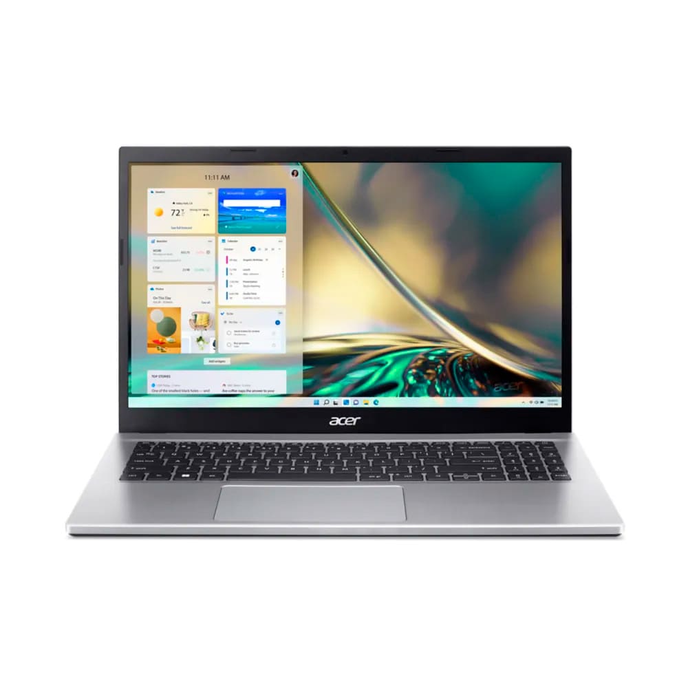 Portátil Acer A315-59-37Q9 Silver, Intel Core i3-1215U, 15.6" FHD, 8GB RAM y 512GB SSD, Linux 