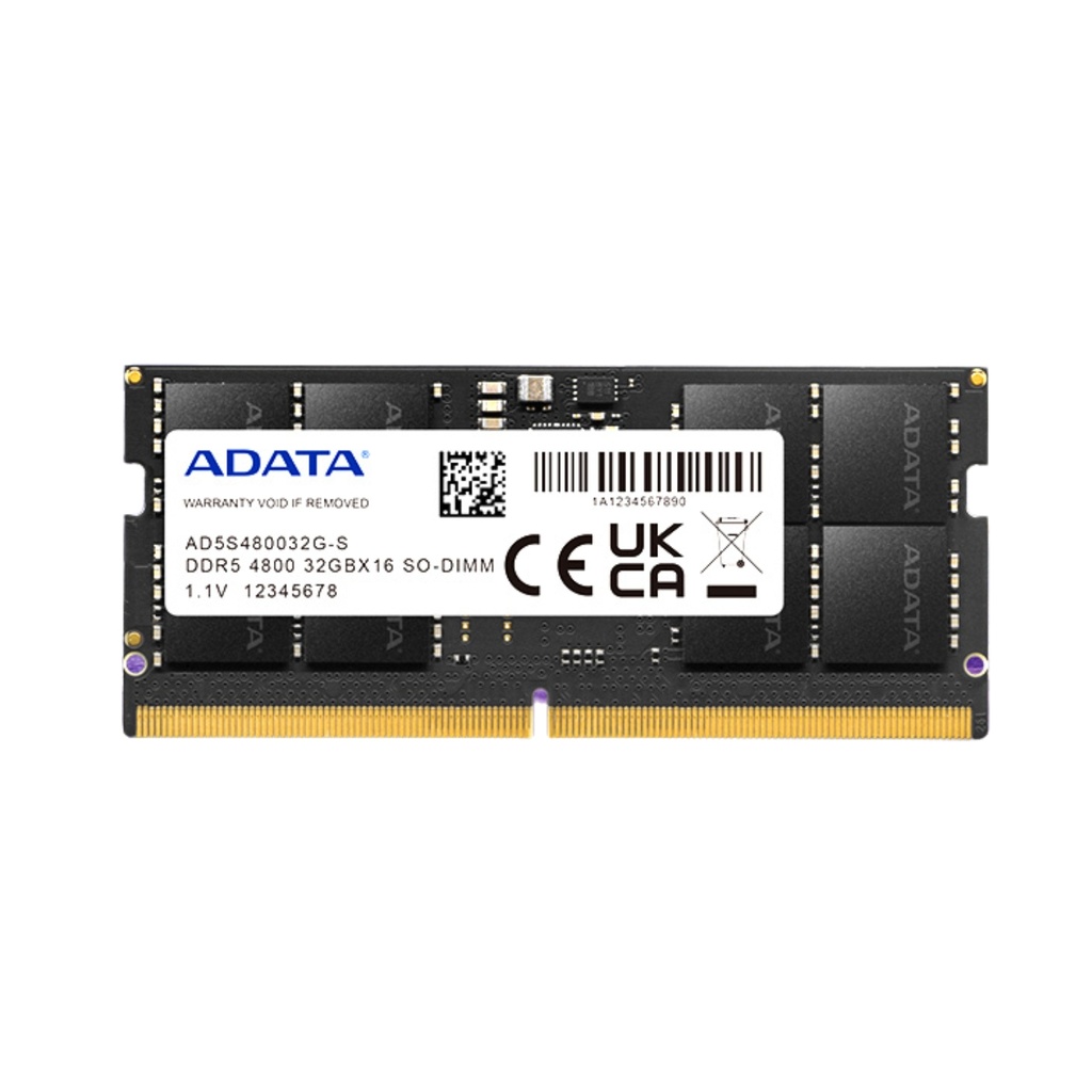 MEMORIA RAM PARA PORTÁTIL ADATA DDR5 32GB 4800 Mt/s 