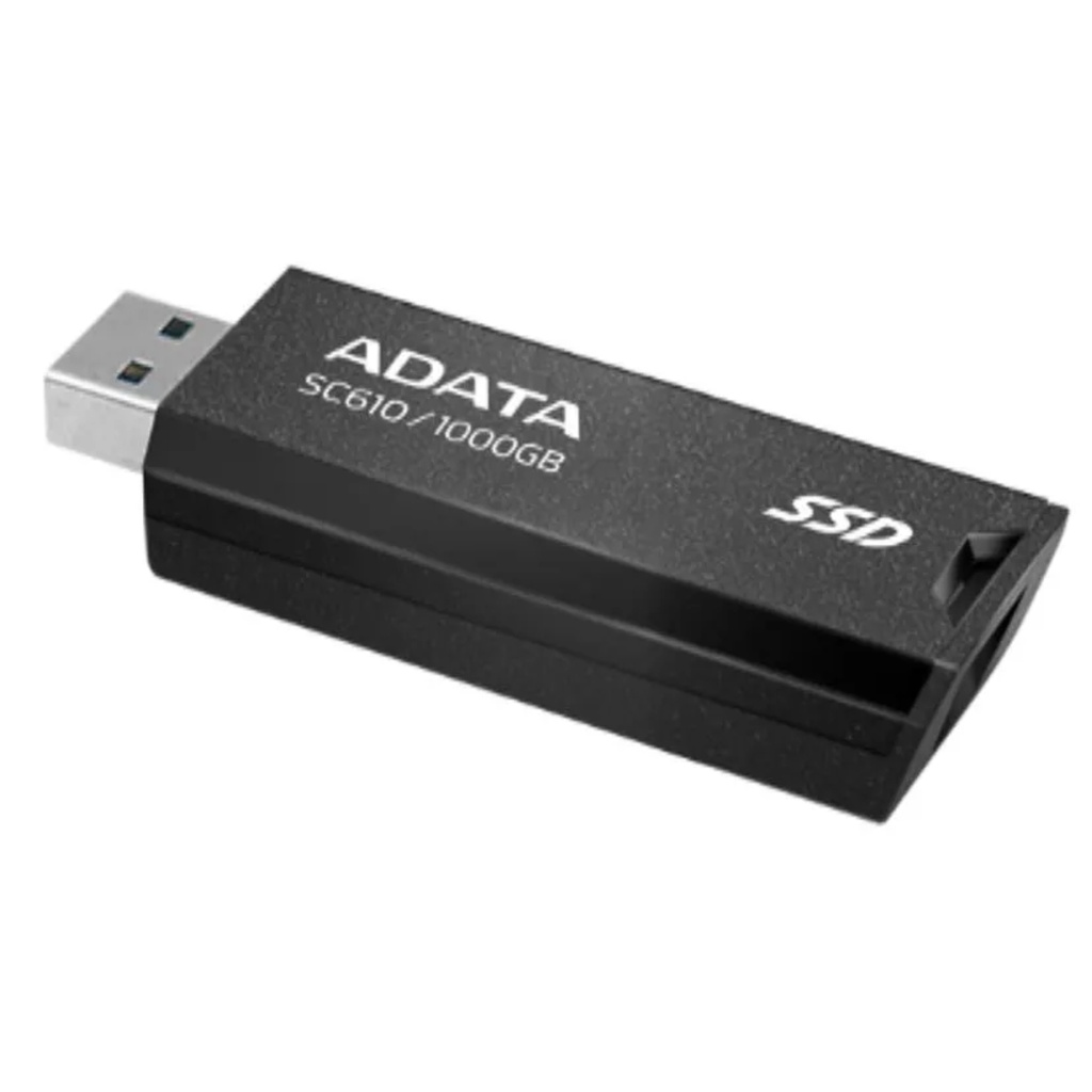 Unidad De Estado Sólido Externo SSD Adata 1TB SC610-1000G-CBK USB 3.2 Y M408
