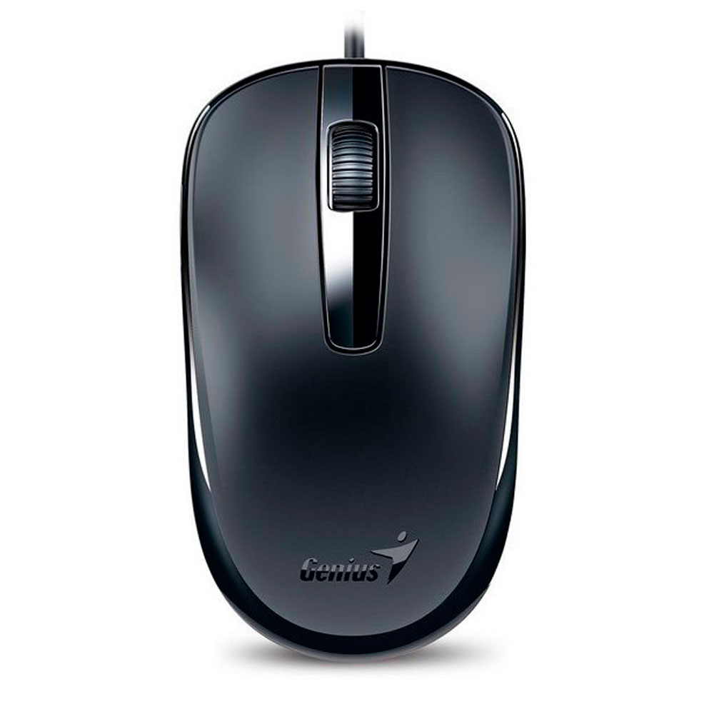 Mouse Genius Dx-120 USB Alámbrico Negro