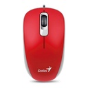 Mouse Genius Dx-120 USB Alámbrico Rojo