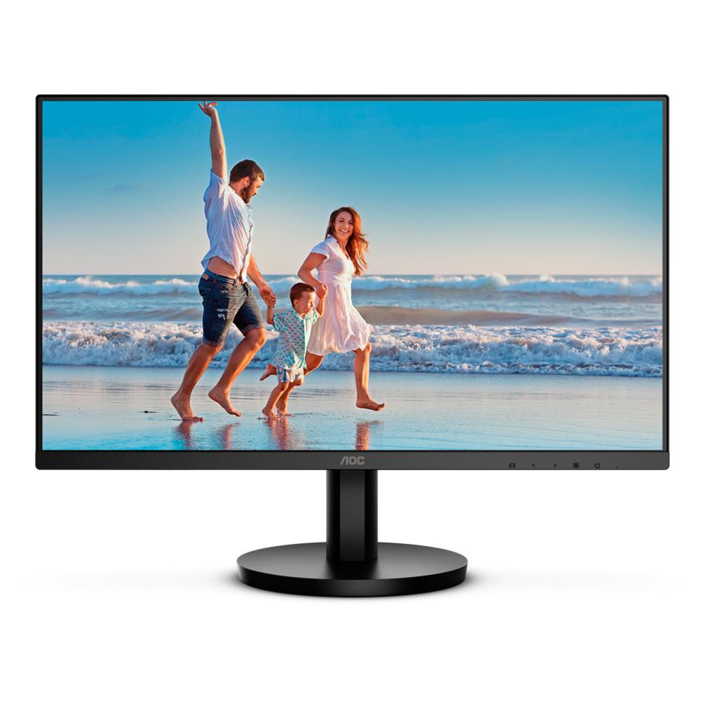 Monitor AOC LCD Profesional Plano IPS FHD 23.8" Negro