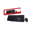 Combo Teclado Mouse Genius Alámbrico km 170 USB COLOR Negro