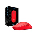 Mouse inalámbrico Logitech g PRO X Superlight Rojo