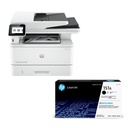 Combo Impresora Hp Laserjet Pro Mfp 4103fdw Blanca + Cartucho Original de Tóner Hp 151A negro, 3.050 Páginas