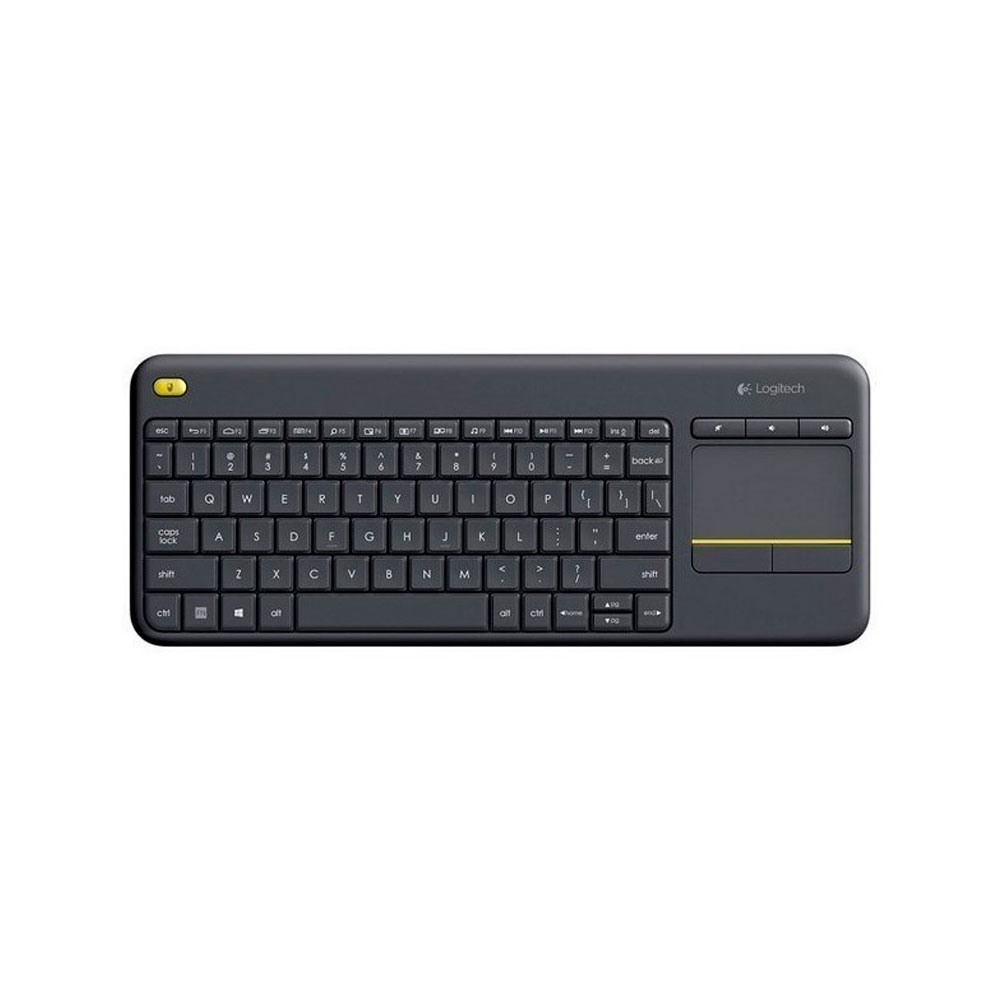 Teclado Inalámbrico Logitech K400 Plus Con TouchPad Negro