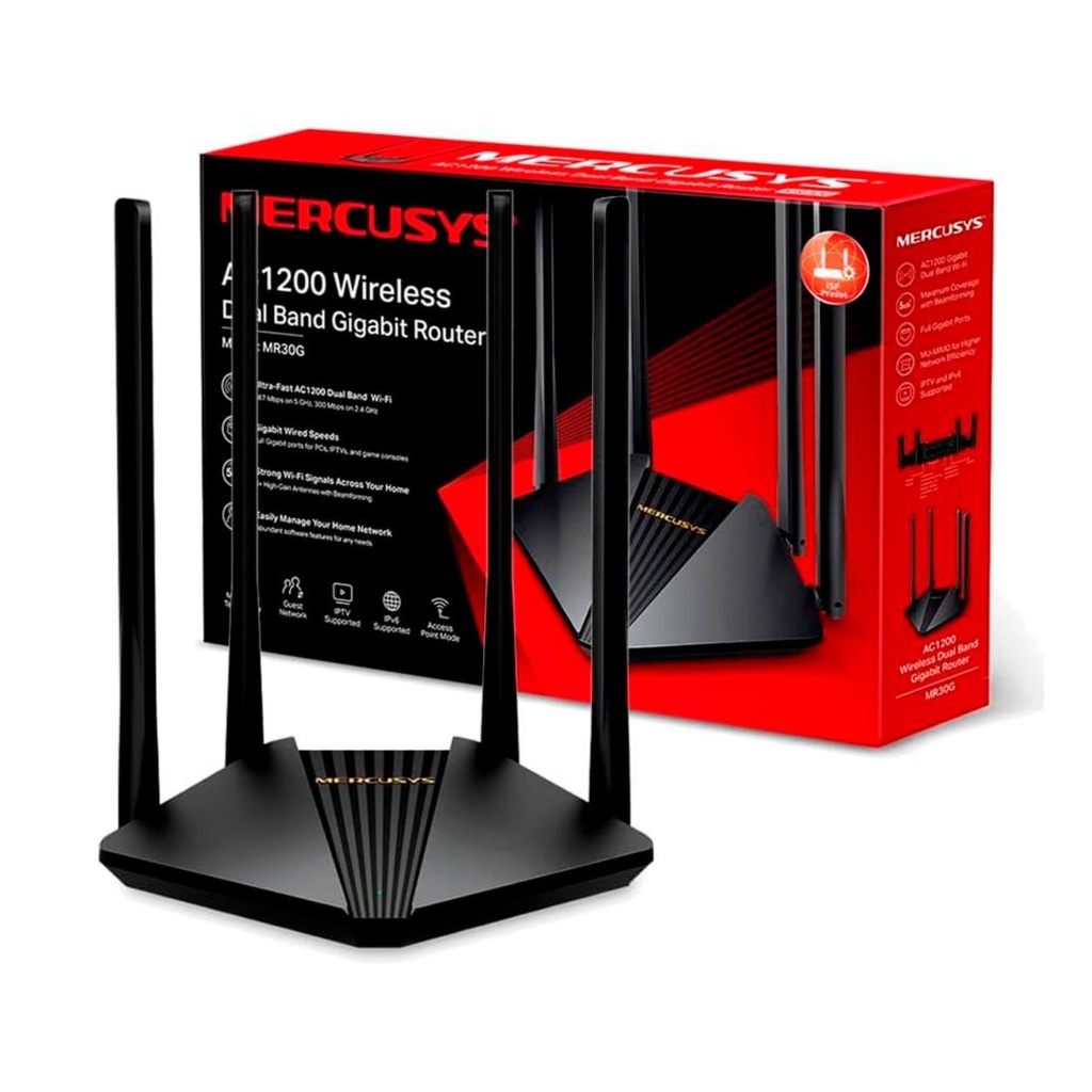 Router Mercusys inalámbrico MR30G