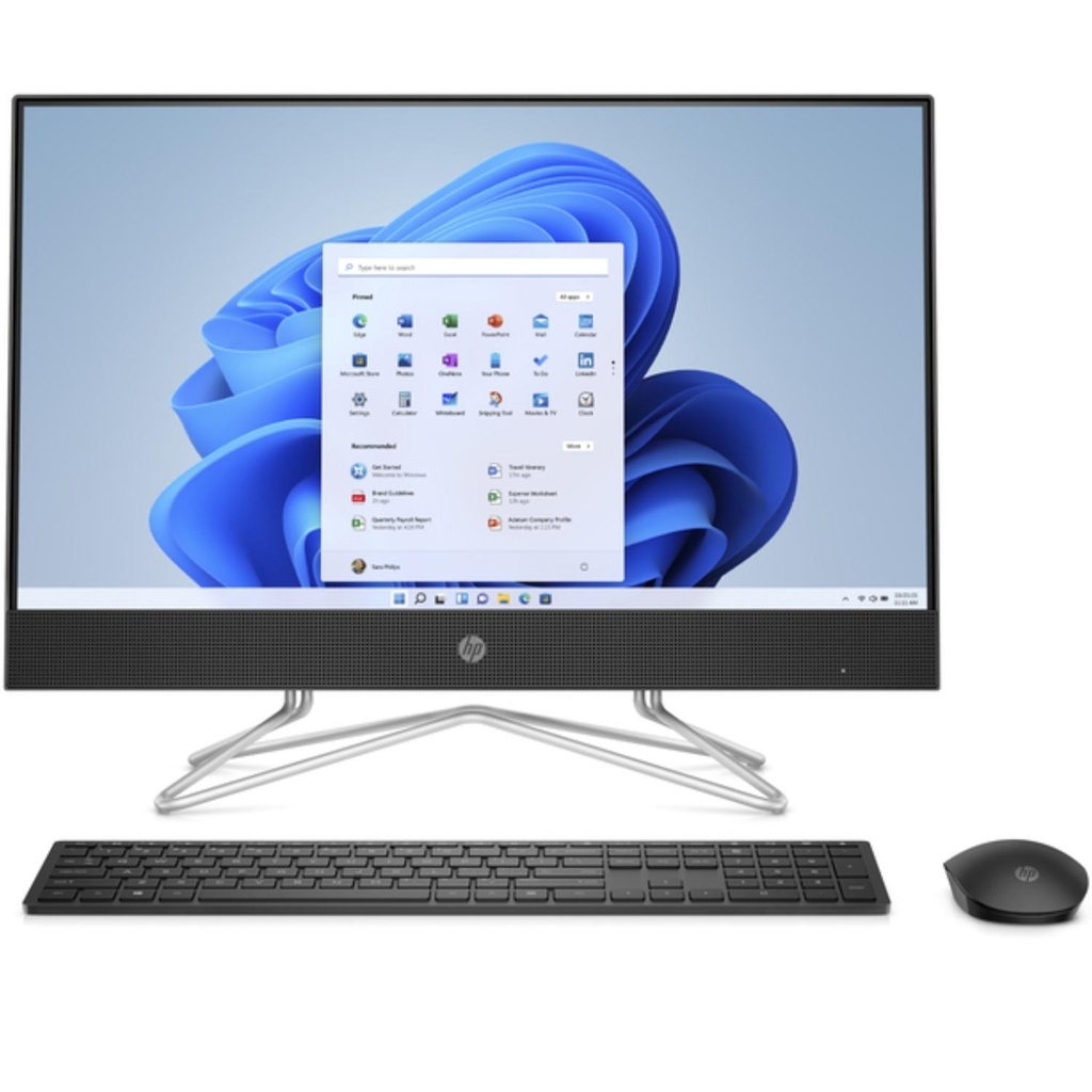 Computador HP Todo en uno 24-df1509la, Intel Core i3-1125G4, 8GB RAM y 256GB SSD, Windows 11