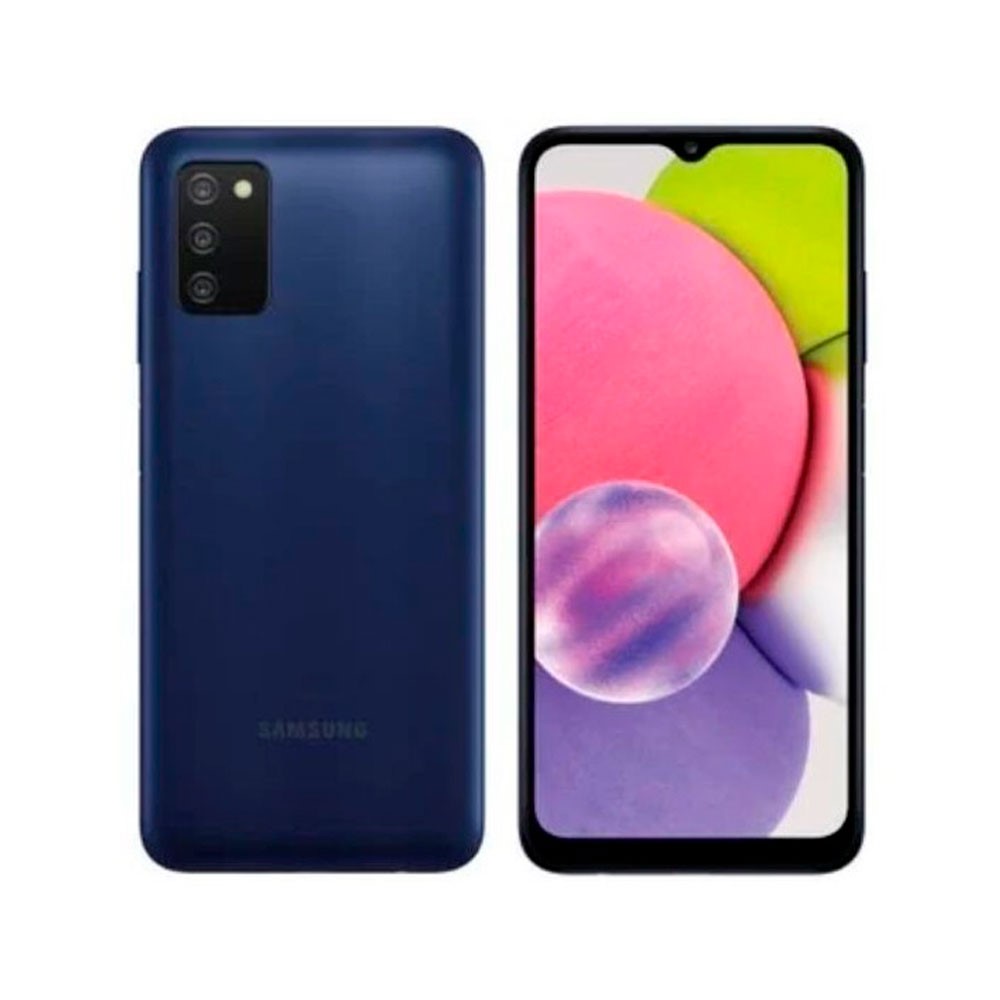 Celular Samsung Galaxy A03S Azul, 4GB RAM y 64GB Memoria Interna